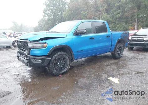 2025 Ram 1500 Rebel 4X4 5'7 Box from USA, damaged, VIN 1C6SRFLP0SN578395